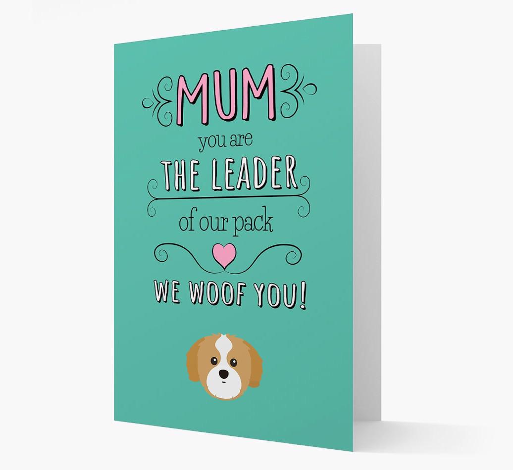 'The Leader Of Our Pack' Card with your {breedFullName} Icon