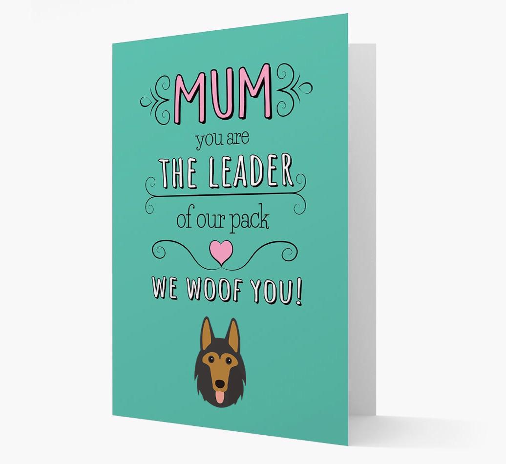 'The Leader Of Our Pack' Card with your {breedFullName} Icon