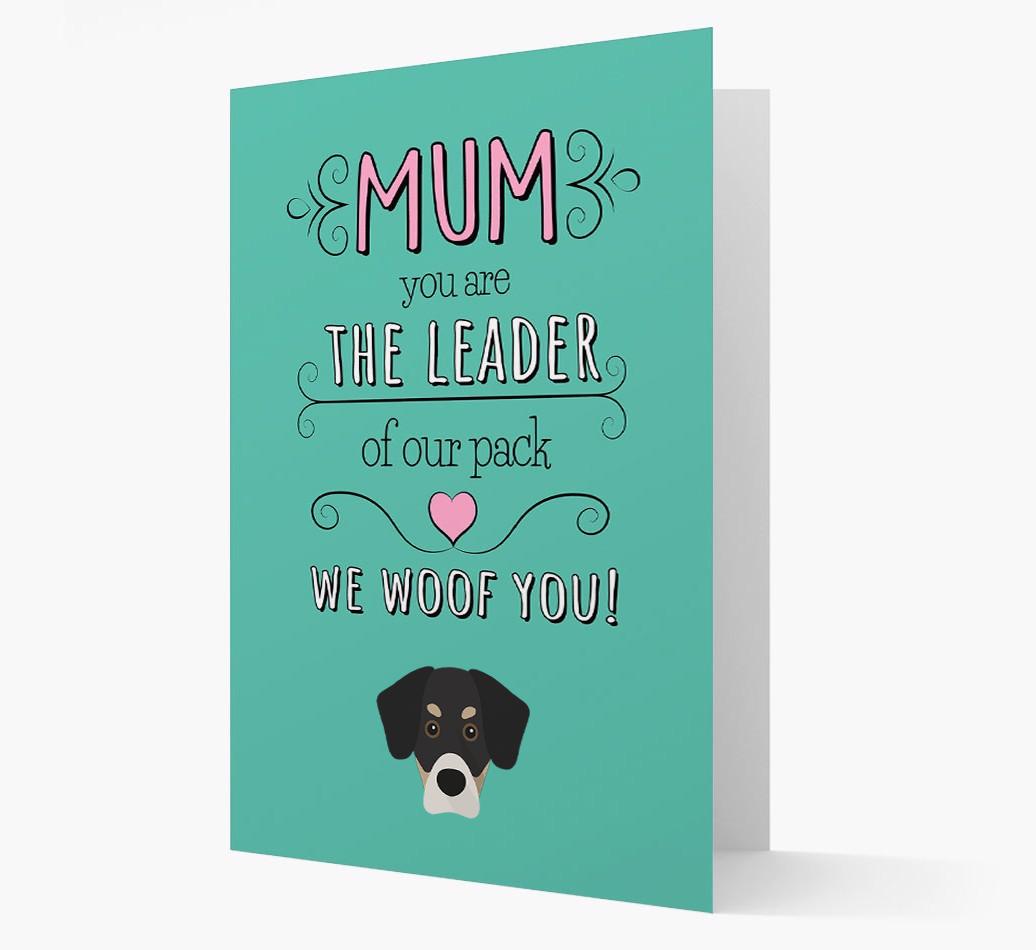 'The Leader Of Our Pack' Card with your {breedFullName} Icon