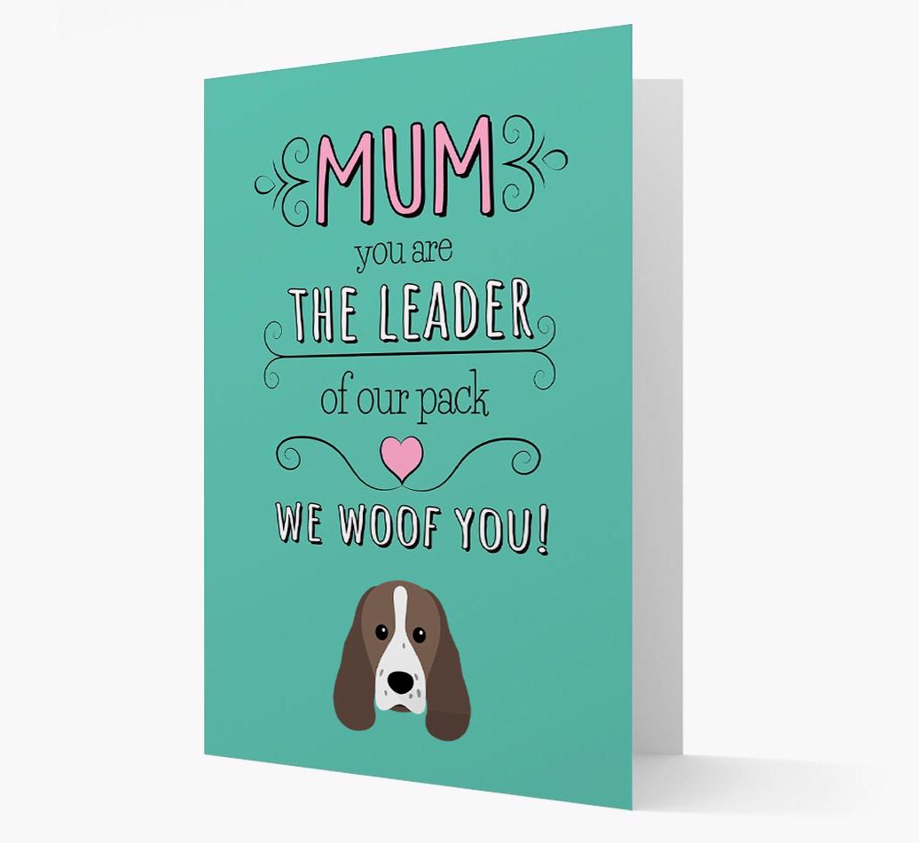 'The Leader Of Our Pack' Card with your {breedFullName} Icon