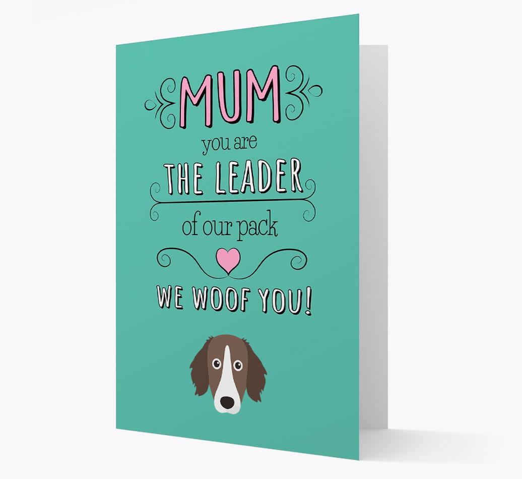 'The Leader Of Our Pack' Card with your {breedFullName} Icon