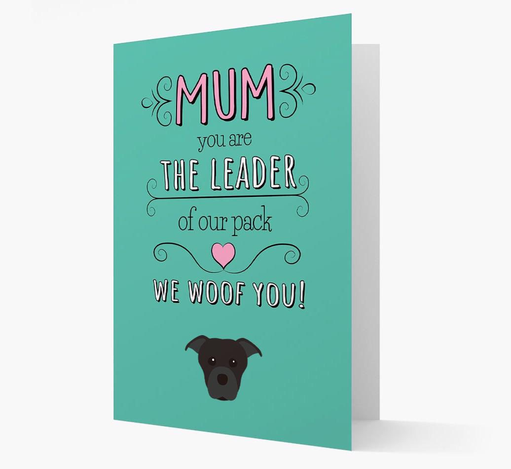 'The Leader Of Our Pack' Card with your {breedFullName} Icon