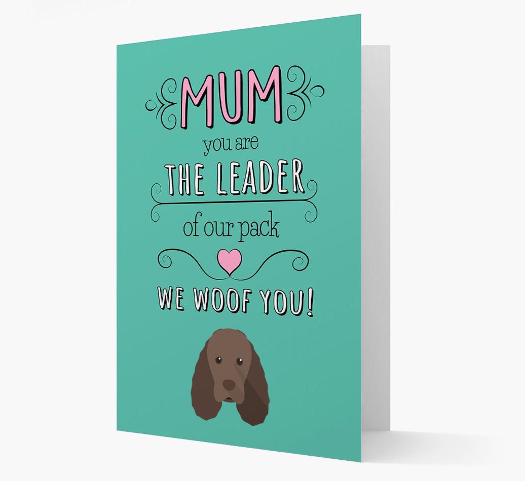 'The Leader Of Our Pack' Card with your {breedFullName} Icon