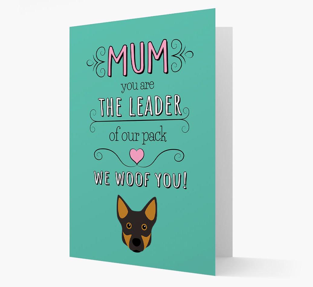 'The Leader Of Our Pack' Card with your {breedFullName} Icon