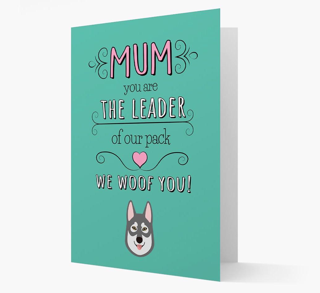 'The Leader Of Our Pack' Card with your {breedFullName} Icon