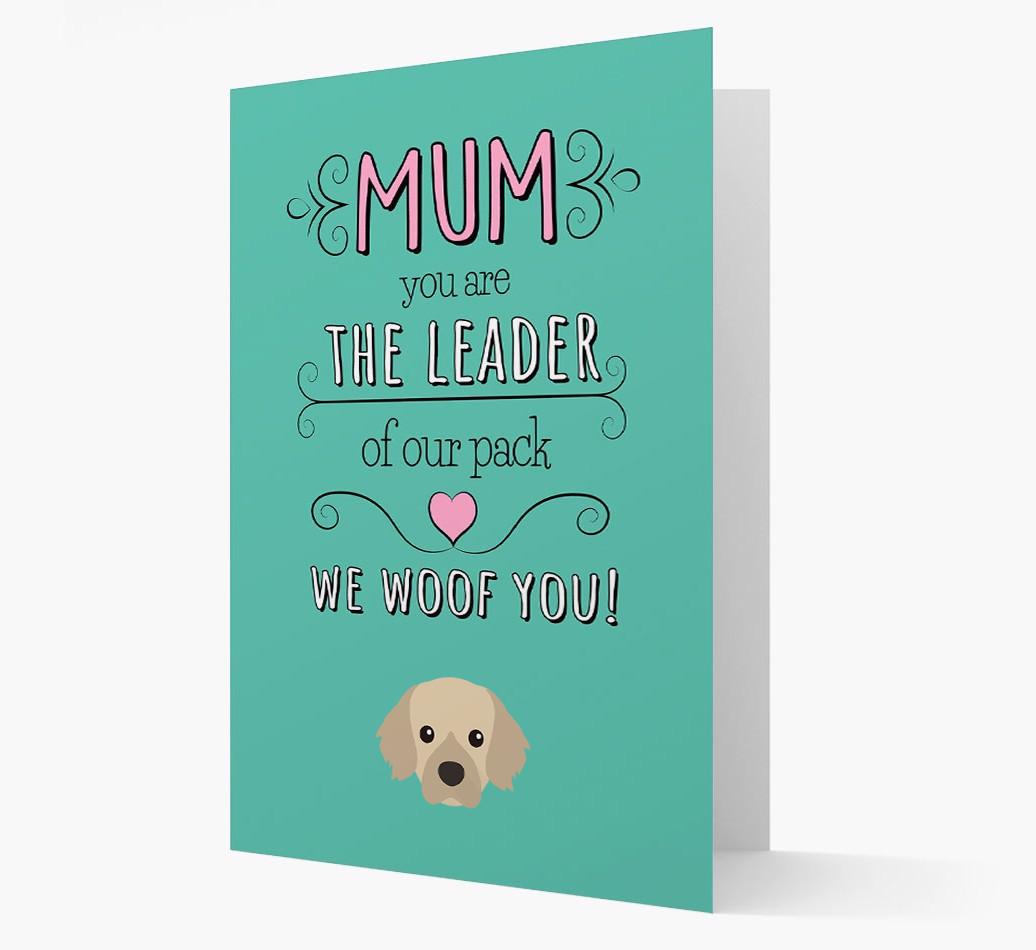 'The Leader Of Our Pack' Card with your {breedFullName} Icon