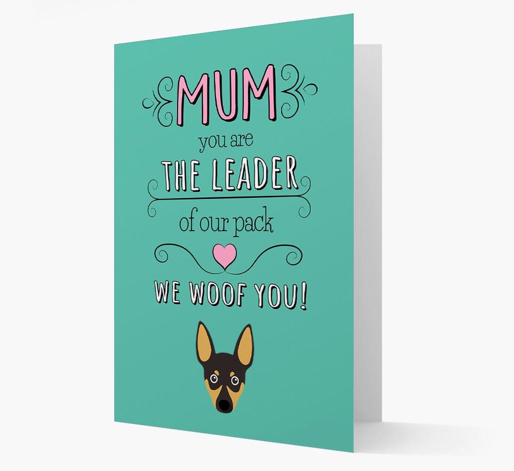 'The Leader Of Our Pack' Card with your {breedFullName} Icon