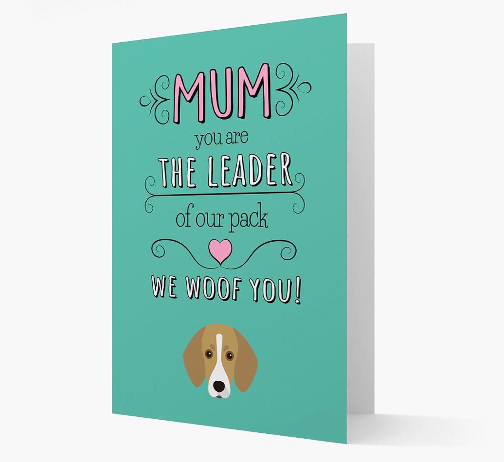 'The Leader Of Our Pack' Card with your {breedFullName} Icon