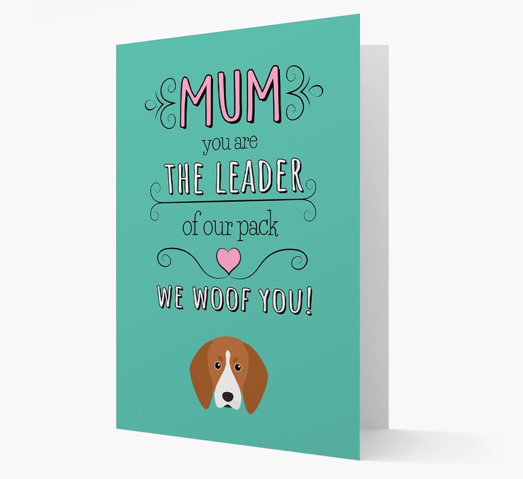 'The Leader Of Our Pack' Card with your {breedFullName} Icon