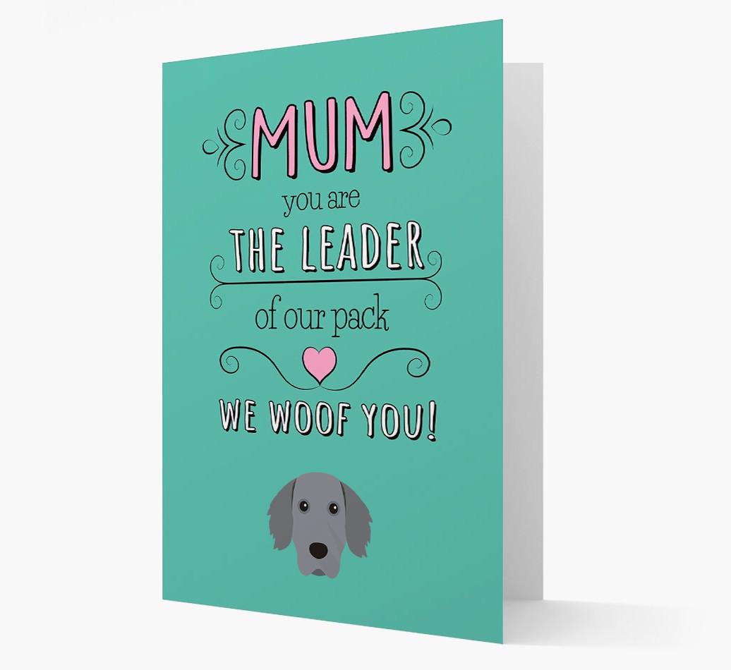 'The Leader Of Our Pack' Card with your {breedFullName} Icon