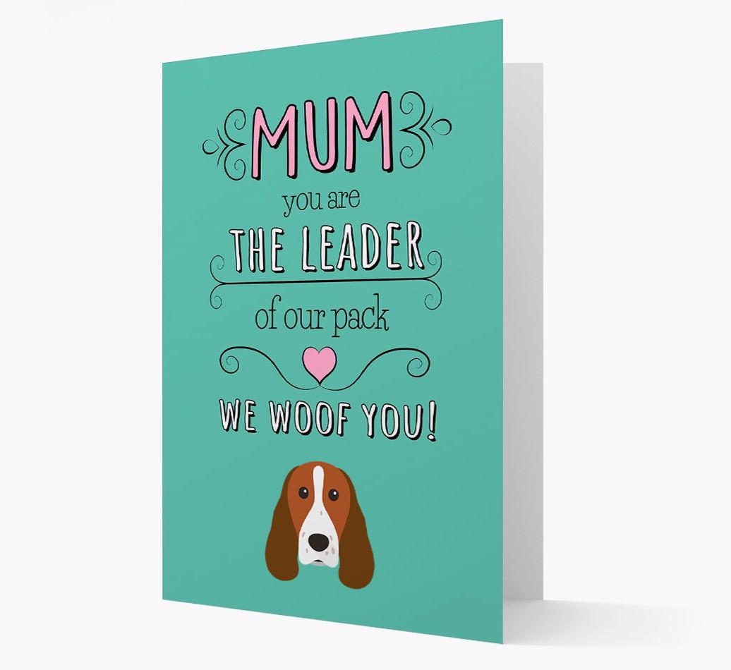 'The Leader Of Our Pack' Card with your {breedFullName} Icon