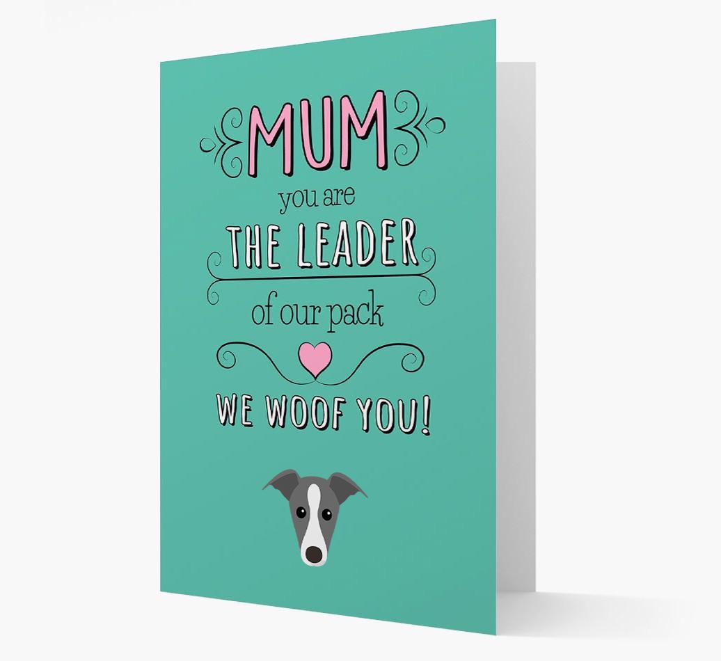 'The Leader Of Our Pack' Card with your {breedFullName} Icon