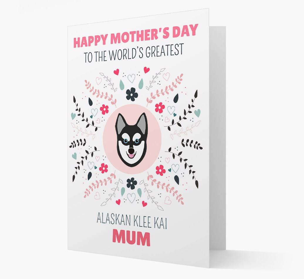 'World's Greatest {breedFullName} Mum' Card