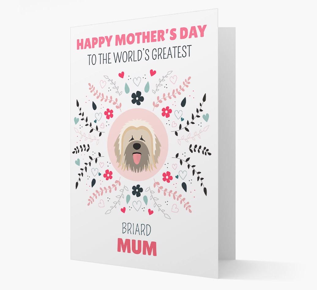 'World's Greatest {breedFullName} Mum' Card
