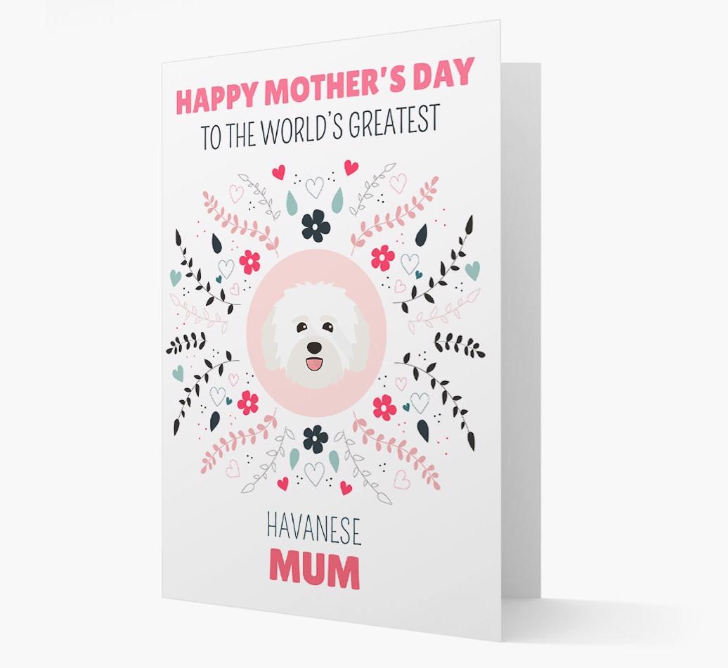 'World's Greatest {breedFullName} Mum' Card