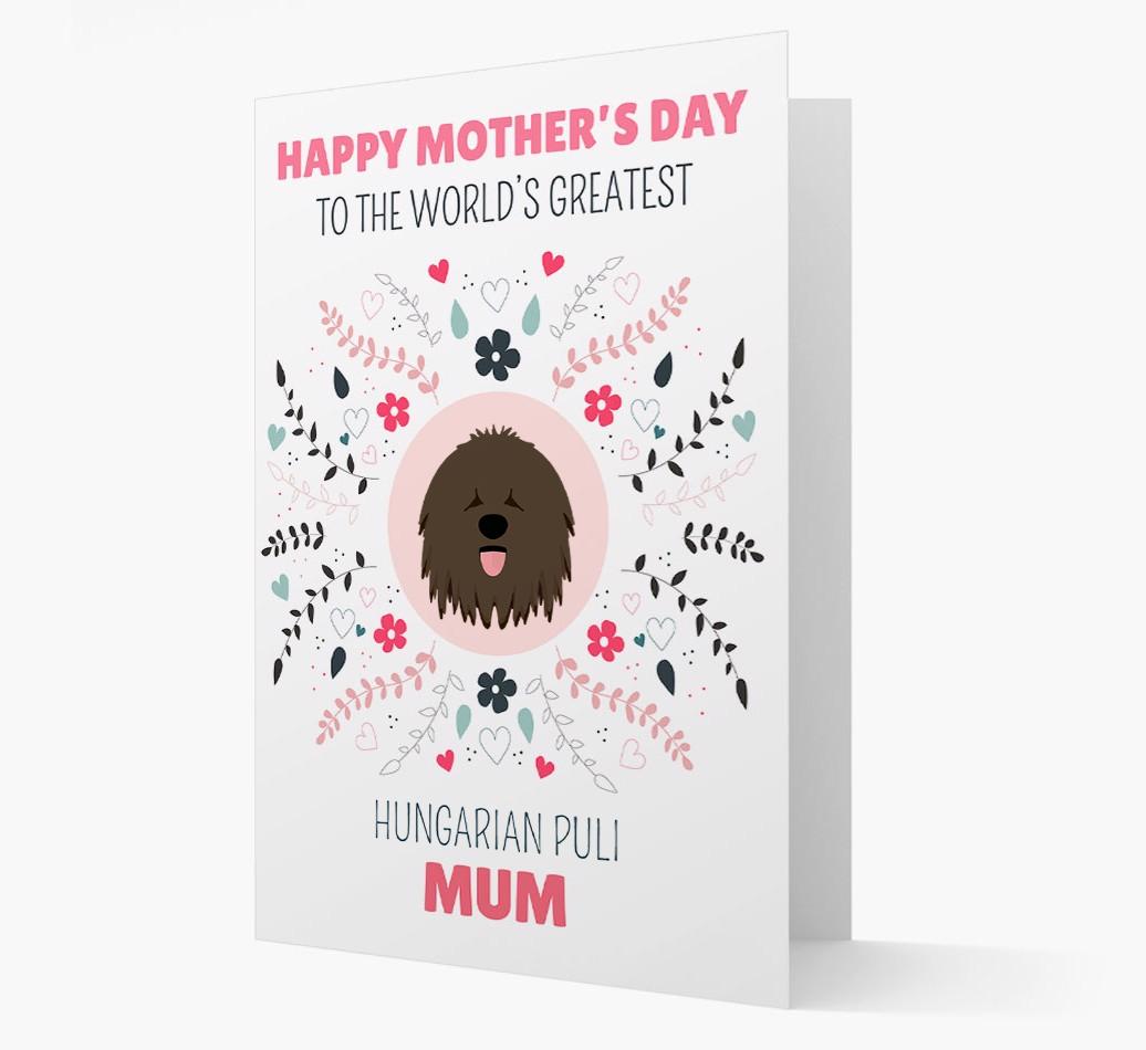 'World's Greatest {breedFullName} Mum' Card