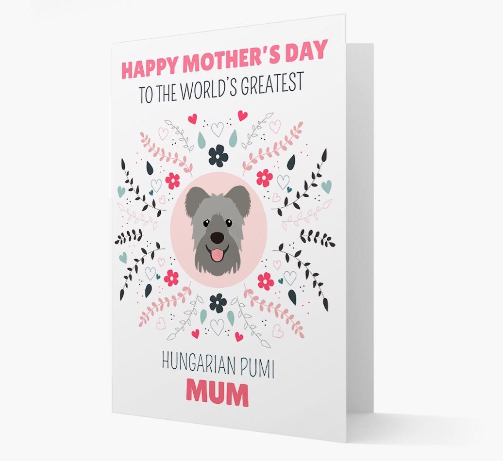 'World's Greatest {breedFullName} Mum' Card