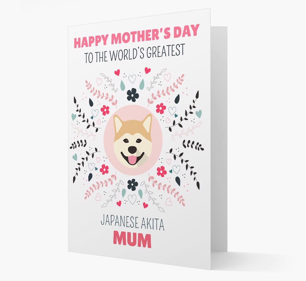 'World's Greatest {breedFullName} Mum' Card
