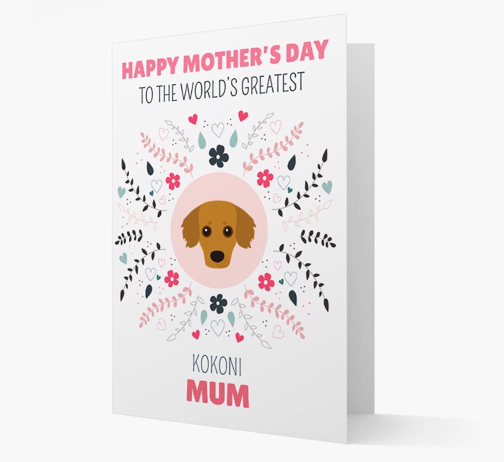 'World's Greatest {breedFullName} Mum' Card
