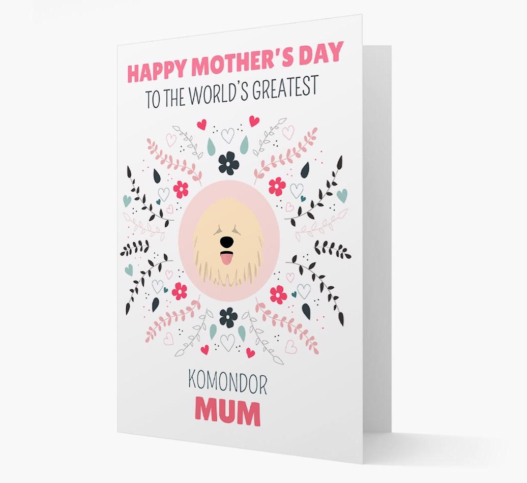 'World's Greatest {breedFullName} Mum' Card