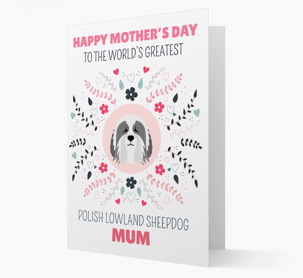 'World's Greatest {breedFullName} Mum' Card