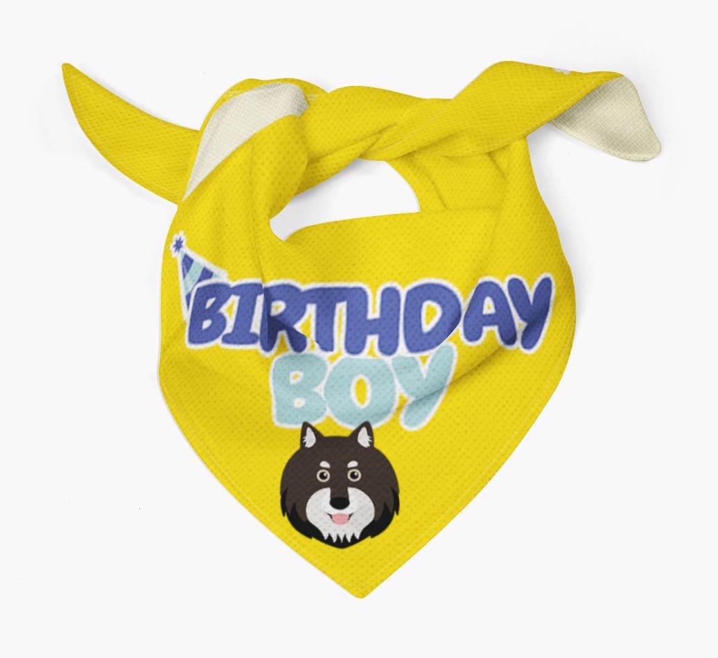 Birthday Boy : Personalised {breedFullName} Bandana