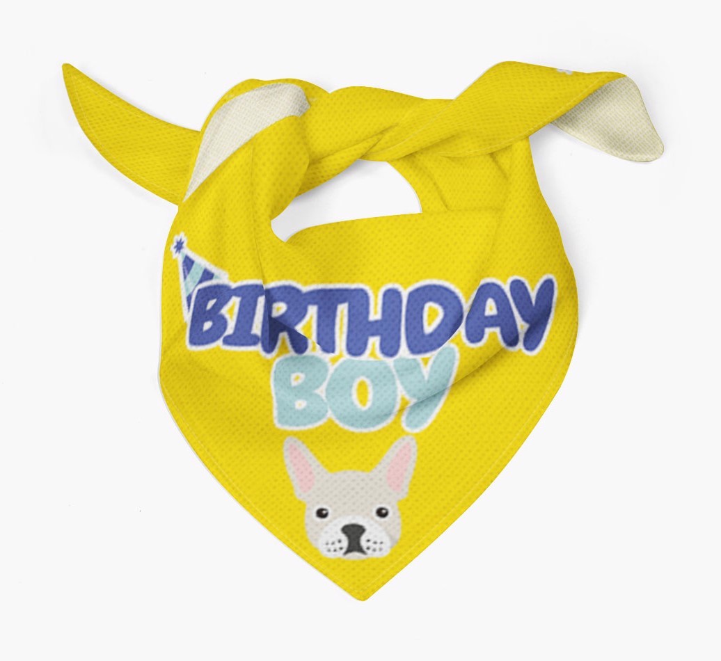 Birthday Boy : Personalised {breedFullName} Bandana