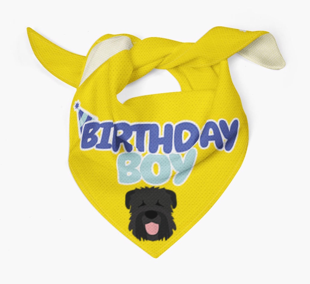 Birthday Boy : Personalized {breedFullName} Bandana