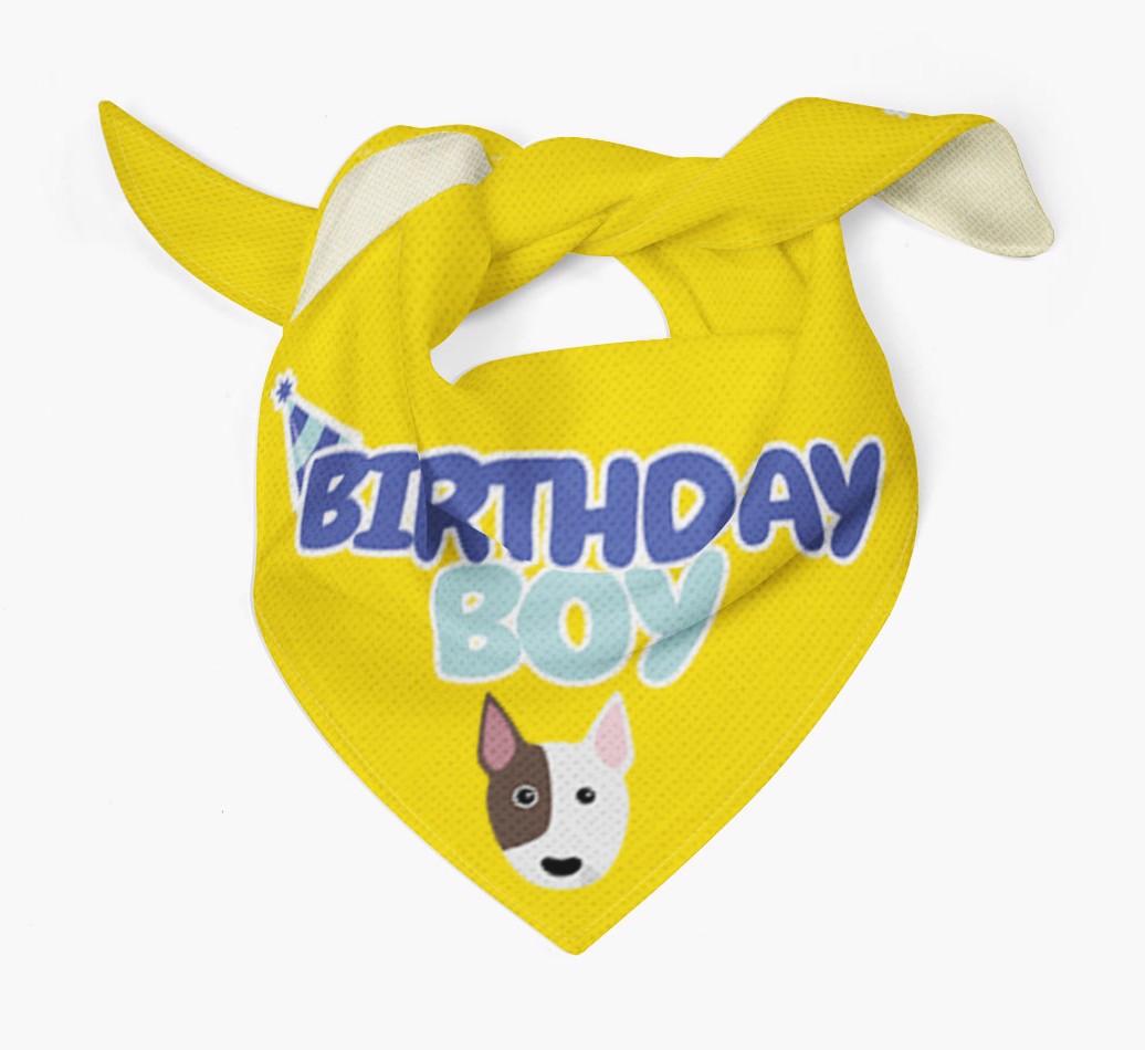 Birthday Boy : Personalized {breedFullName} Bandana