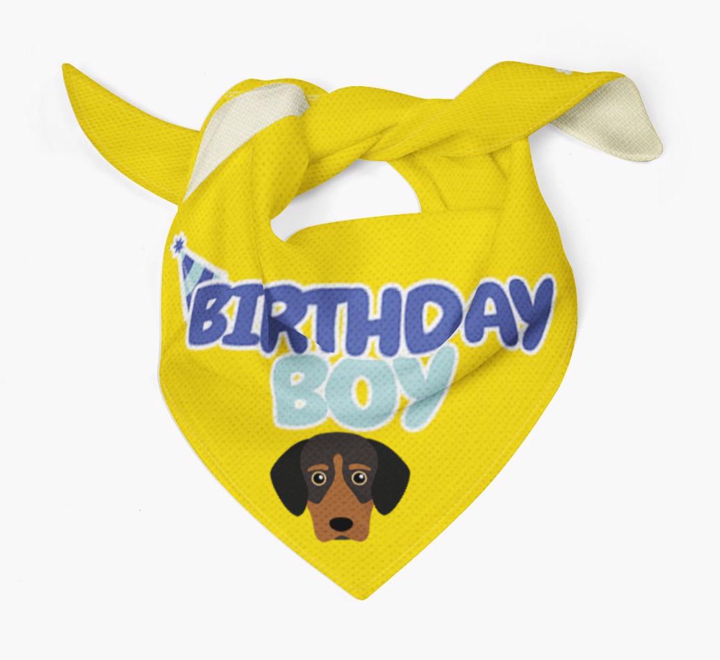 Birthday Boy : Personalized {breedFullName} Bandana