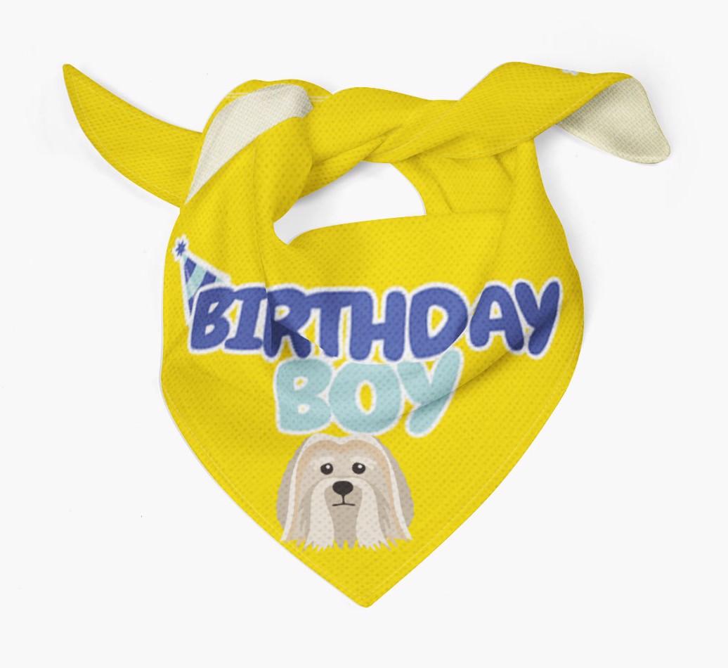 Birthday Boy : Personalized {breedFullName} Bandana