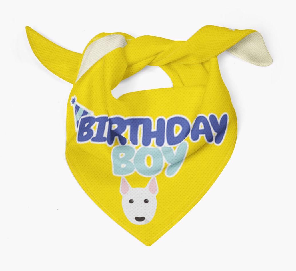 Birthday Boy : Personalized {breedFullName} Bandana