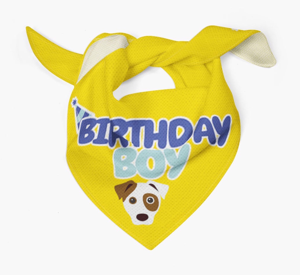 Birthday Boy : Personalized {breedFullName} Bandana