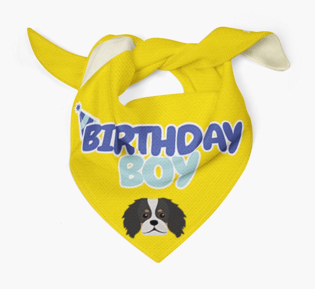 Birthday Boy : Personalized {breedFullName} Bandana