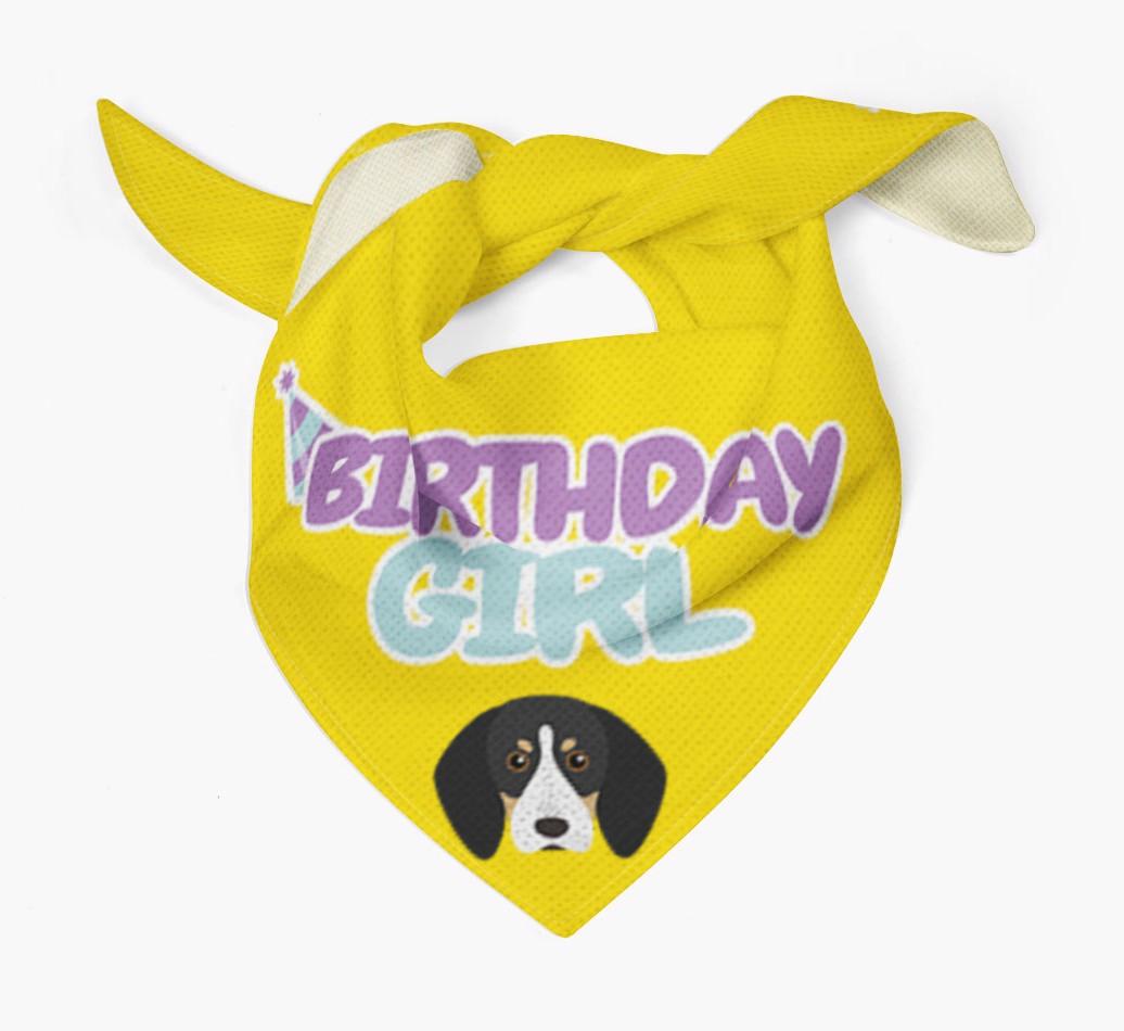 Birthday Girl : Personalized {breedFullName} Bandana 