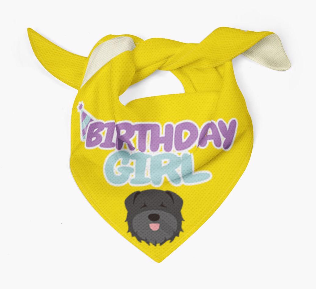 Birthday Girl : Personalized {breedFullName} Bandana 