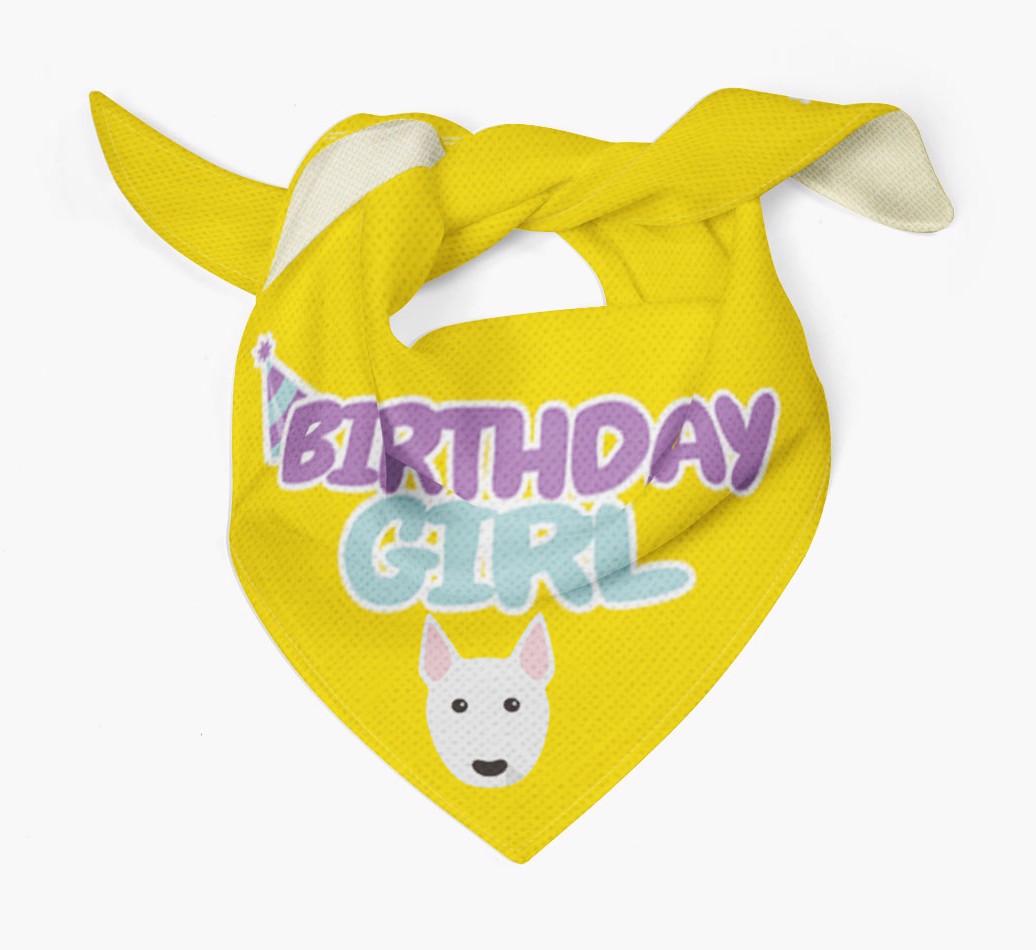 Birthday Girl : Personalized {breedFullName} Bandana 