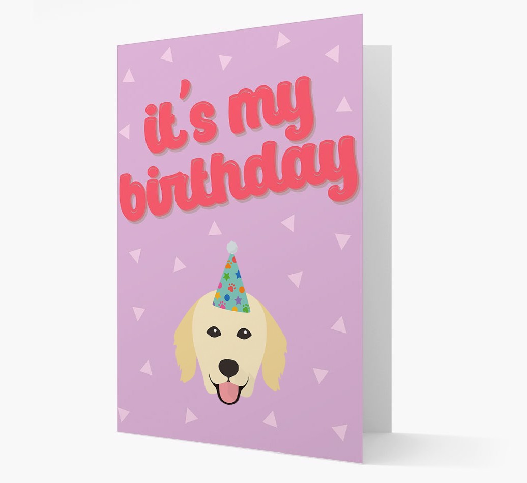 'It's my Birthday' Card with {breedFullName} Icon