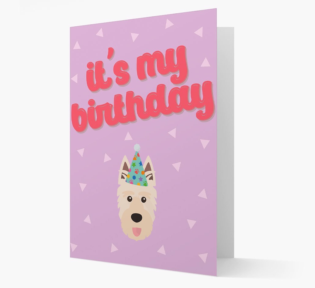 'It's my Birthday' Card with {breedFullName} Icon