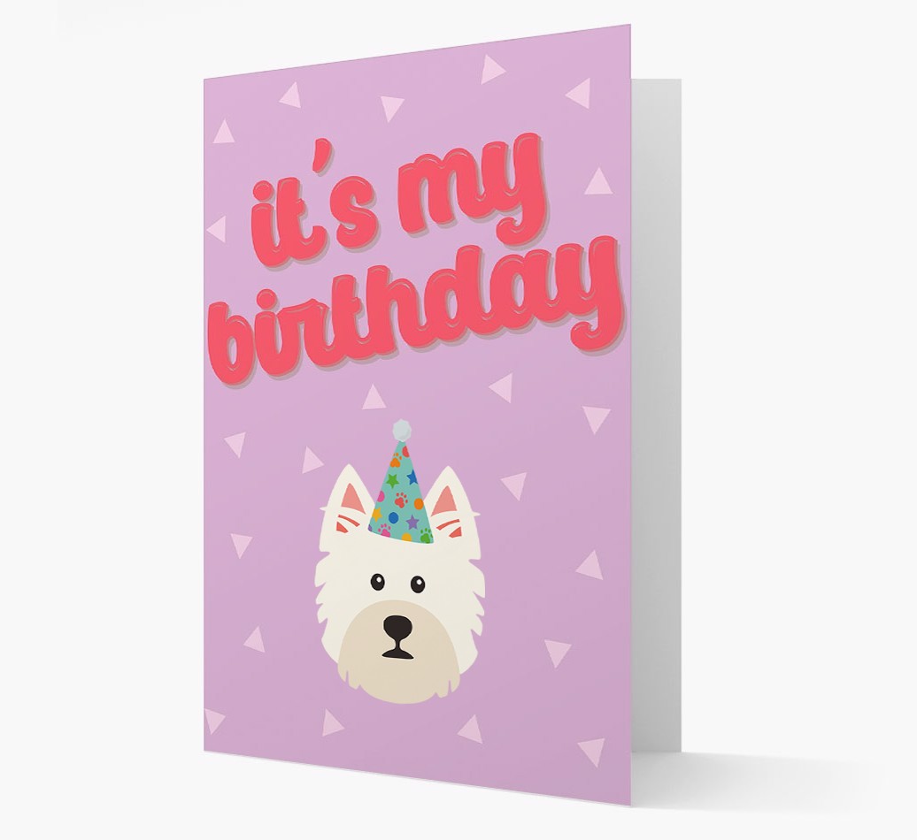 'It's my Birthday' Card with {breedFullName} Icon