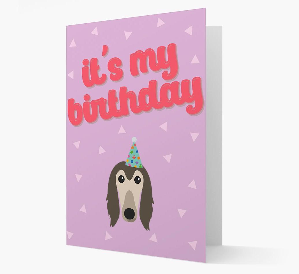 'It's my Birthday' Card with {breedFullName} Icon