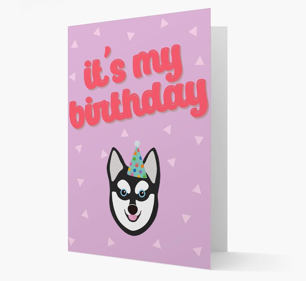'It's my Birthday' Card with {breedFullName} Icon