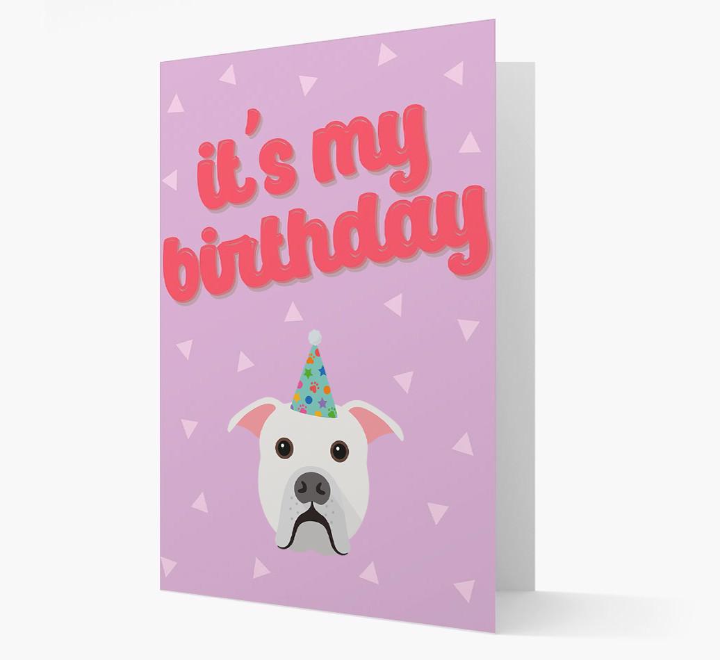 'It's my Birthday' Card with {breedFullName} Icon