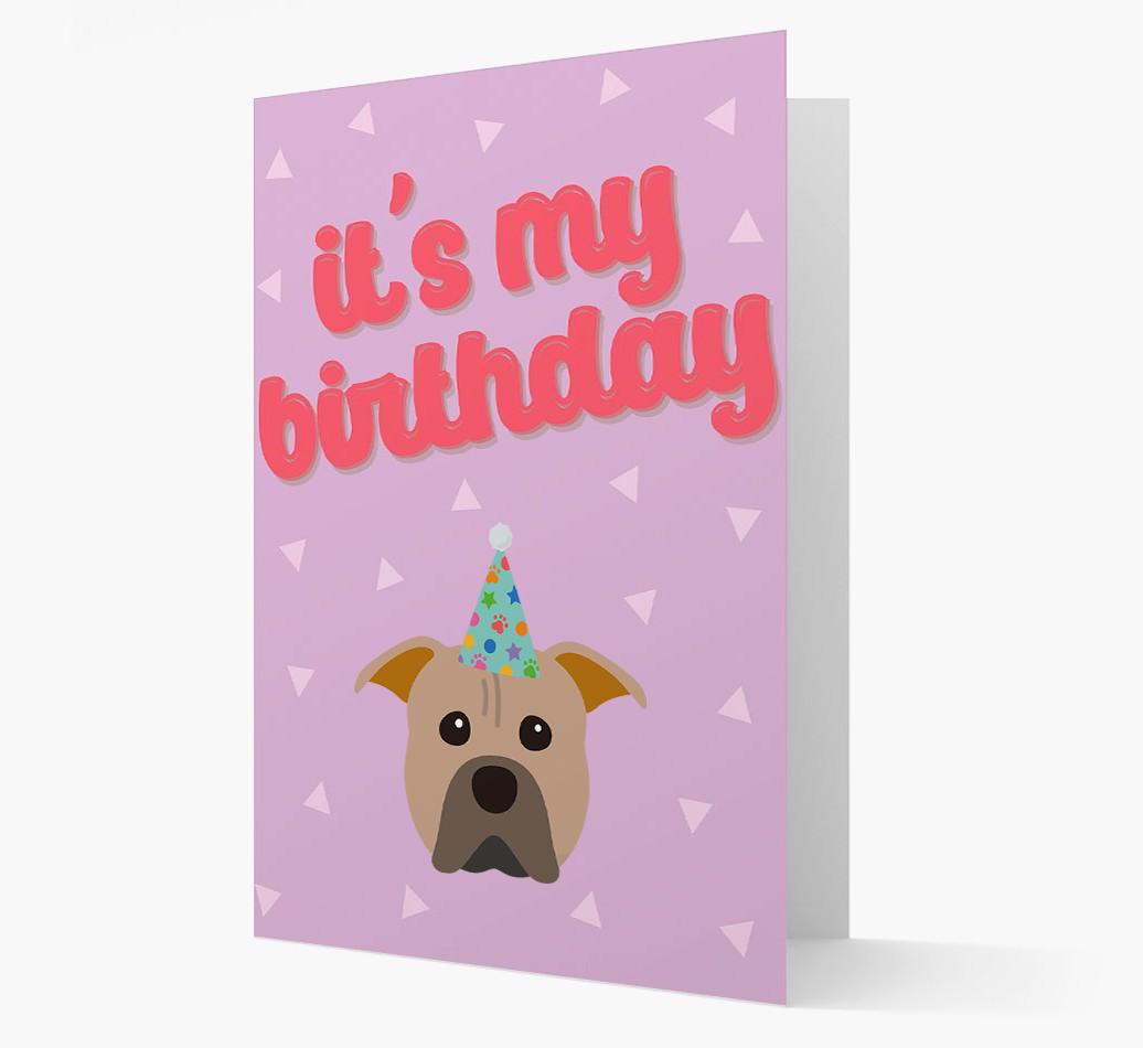 'It's my Birthday' Card with {breedFullName} Icon