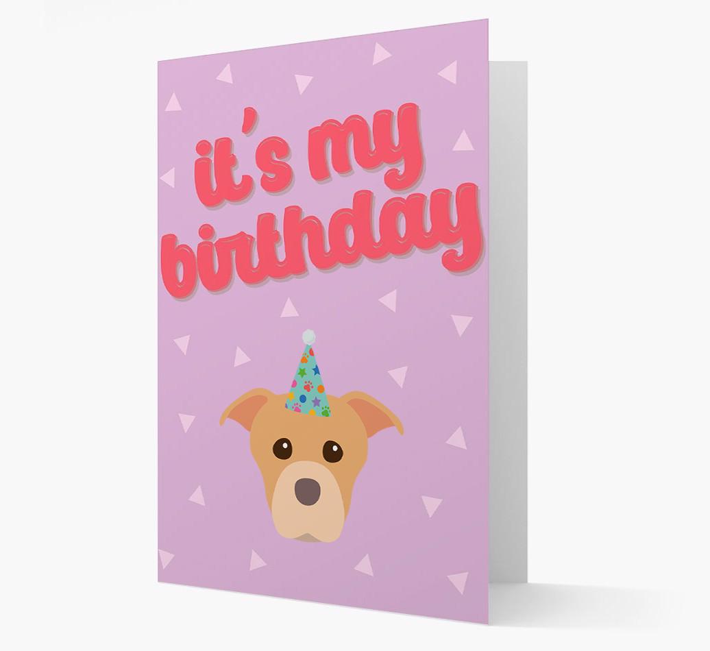 'It's my Birthday' Card with {breedFullName} Icon