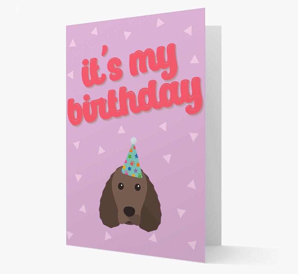'It's my Birthday' Card with {breedFullName} Icon