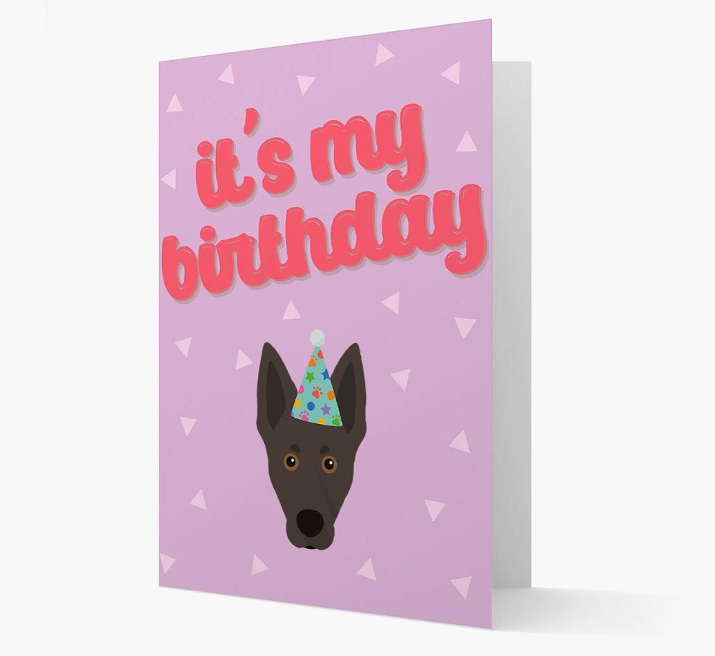 'It's my Birthday' Card with {breedFullName} Icon