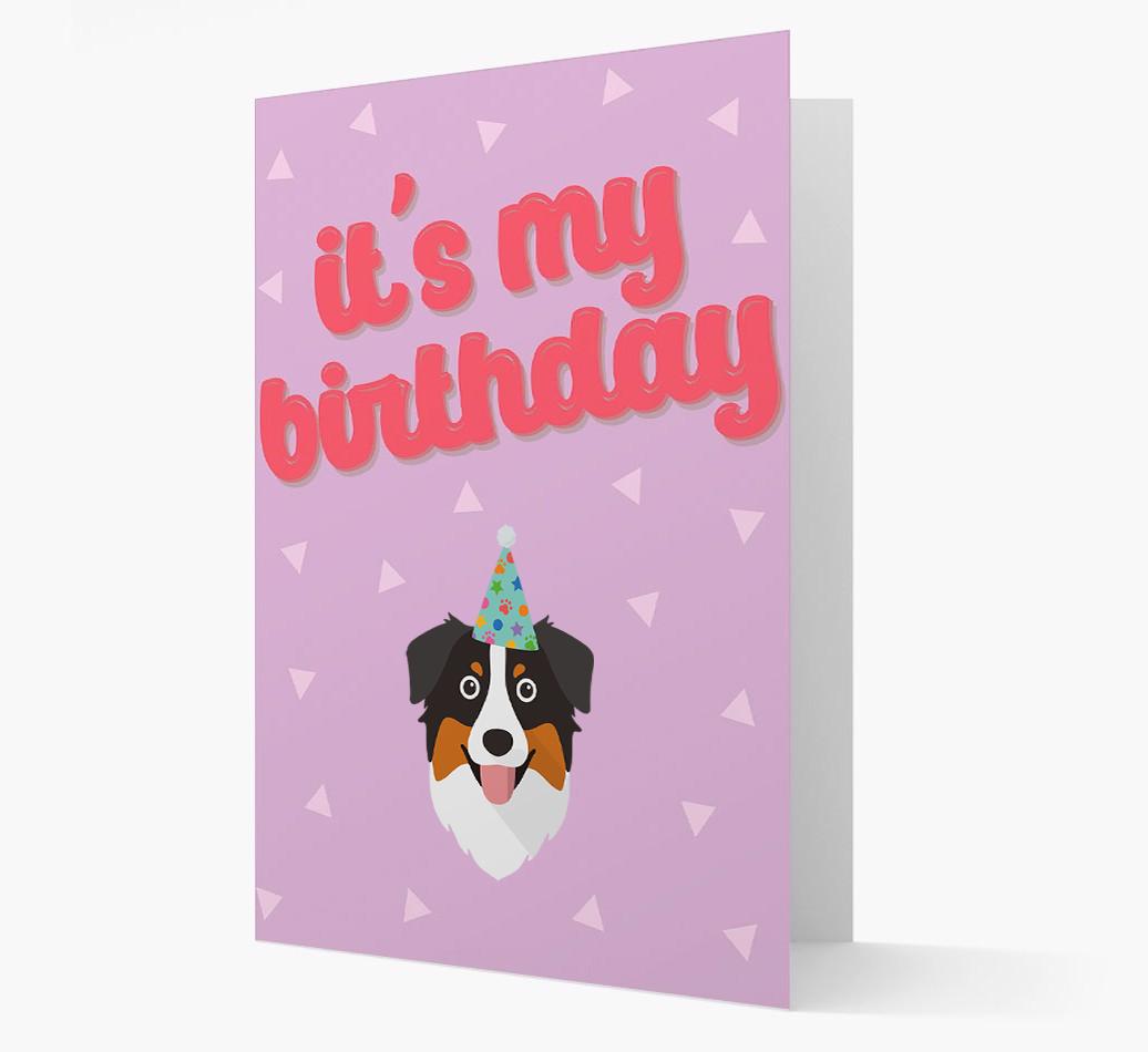 'It's my Birthday' Card with {breedFullName} Icon
