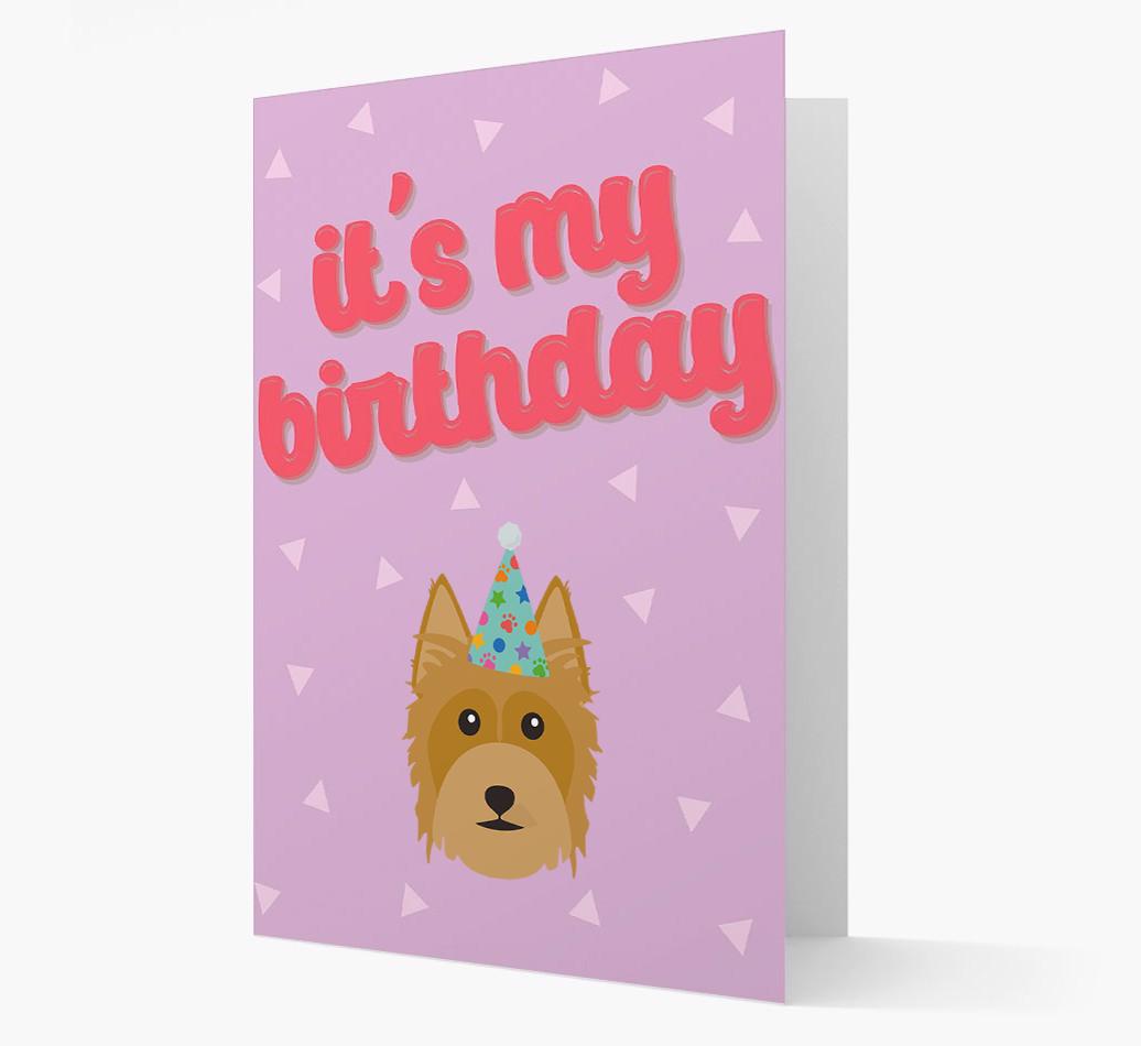 'It's my Birthday' Card with {breedFullName} Icon