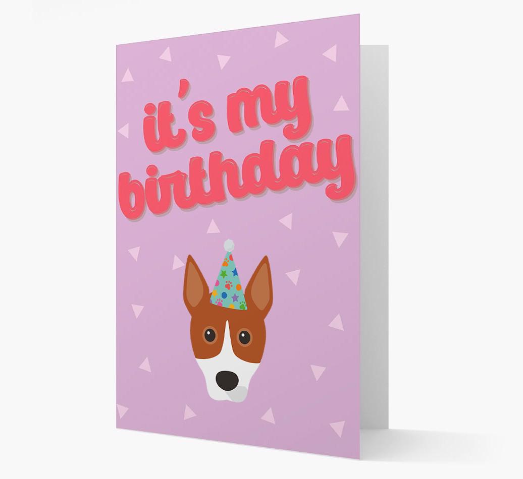 'It's my Birthday' Card with {breedFullName} Icon